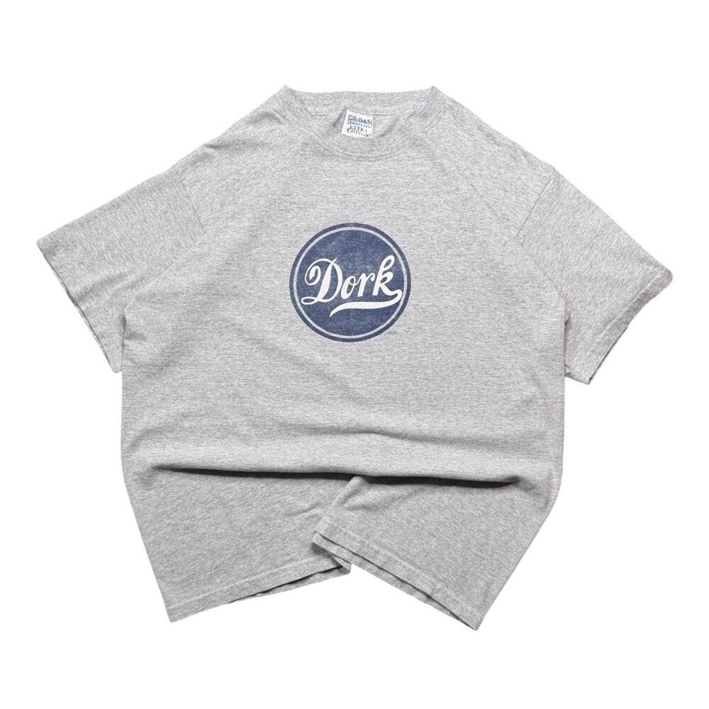 Vintage 90s Dork Peppermint T Shirt Size Large Skateboarding